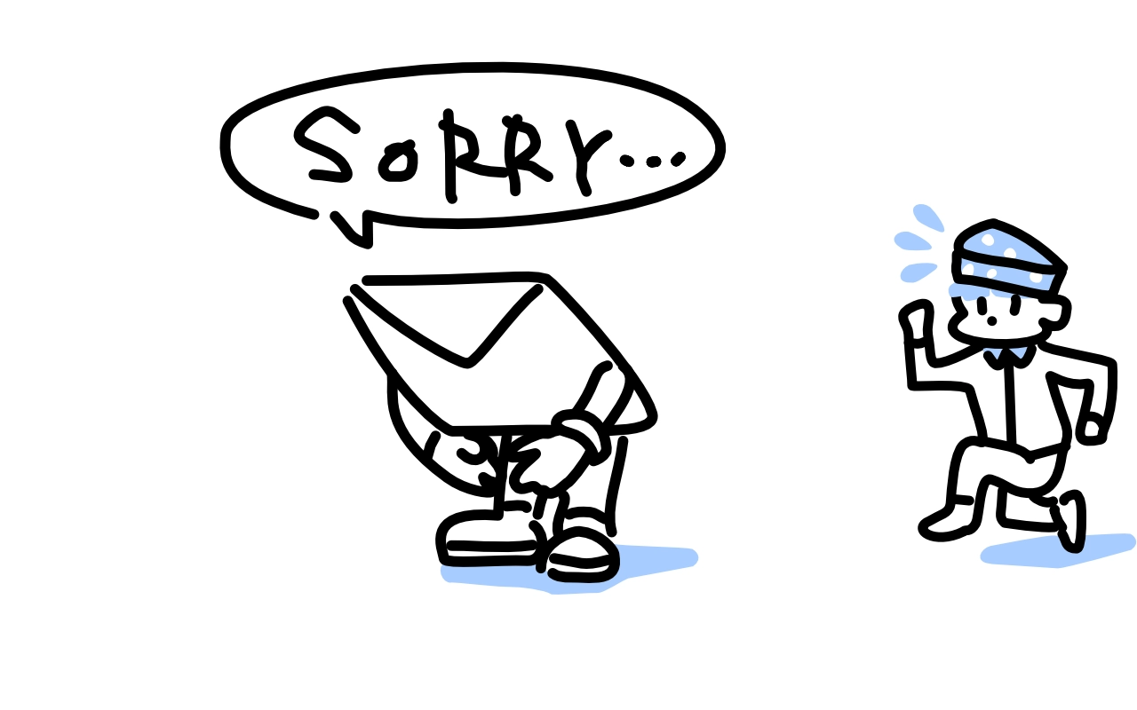 配送が遅れた時のお詫びメールテンプレートを紹介します。